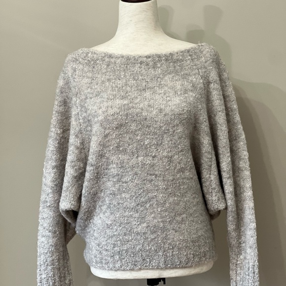 NWT Express Melange Boat Neck Batwing Sweater Size S​​ - Picture 2 of 6